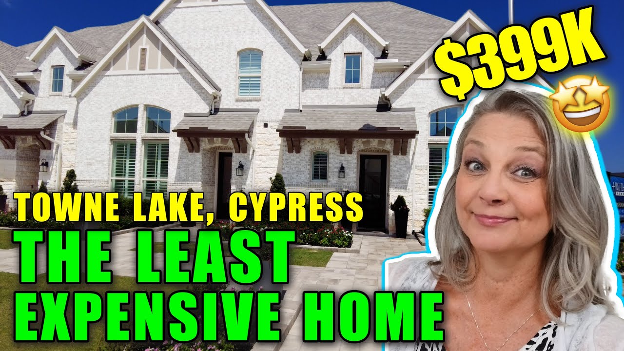 The Least Expensive Home Towne Lake, Cypress, Houston Texas YouTube