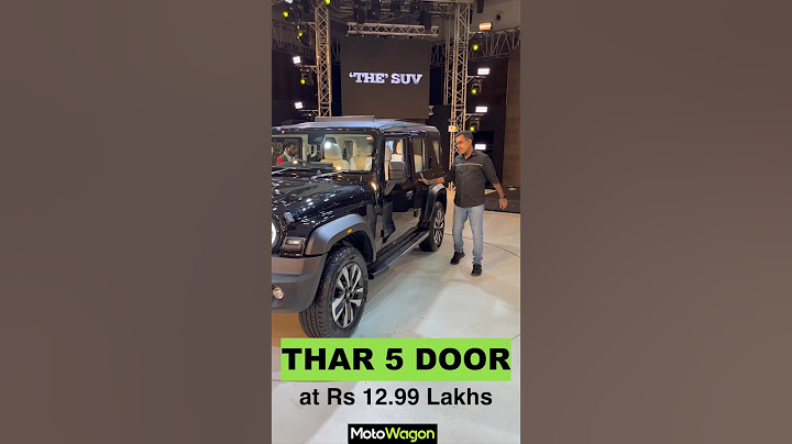 Mahindra Thar 5 Door Launched at Rs 12.99 Lakhs #tharroxx #thar5door #motowagon