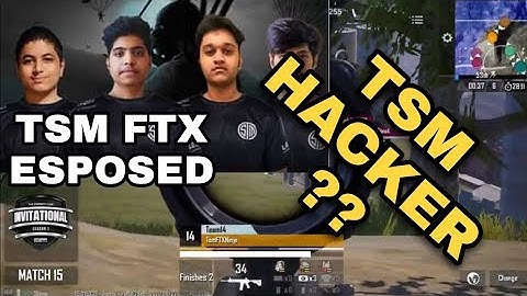 TSM FTX HACKING EXPOSED // NINJA 1V4 OR USING HACK//BGMI PLAYS