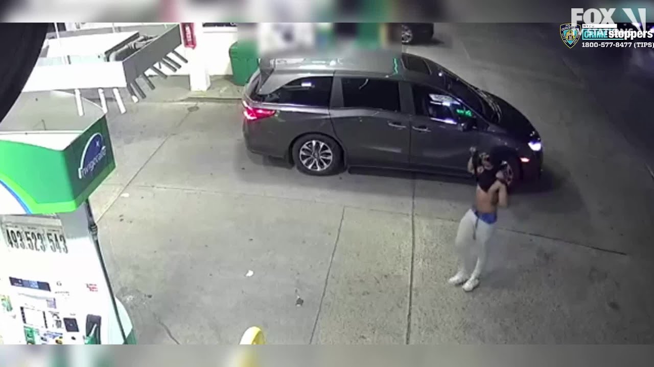 NYC gas station carjacking YouTube