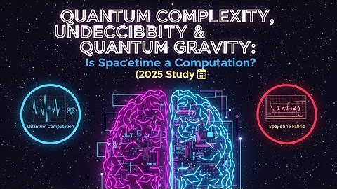Quantum Complexity, Undecidability & Quantum Gravity: Is Spacetime a Computation? (2025 Study)