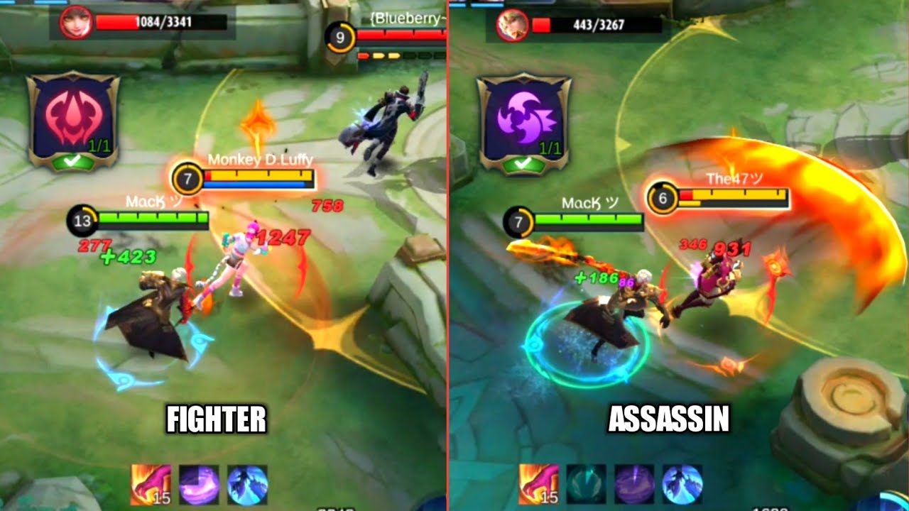 Which one is better Alucard Emblem Fighter or Assassin ?? - Mobile Legends