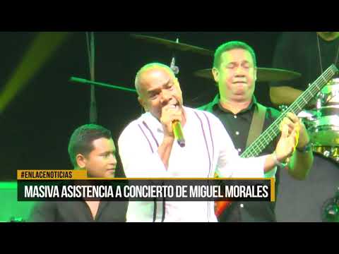 Masiva asistencia a concierto de Miguel Morales en el Barrio Primero de Mayo