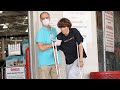 Falling With Crutches Prank!