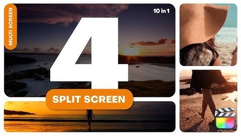 Top Apple Motion Projects: Multiscreen - 4 Split Screen