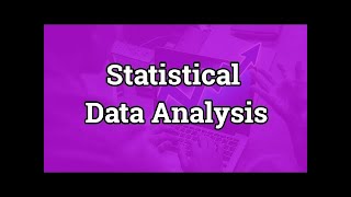 Statistical data analysis   Statistical Data Science   Part 1
