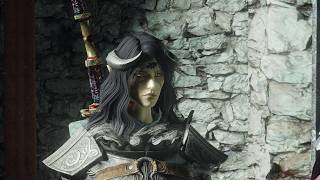 My character as a vampire looks so cool - Modded Skyrim