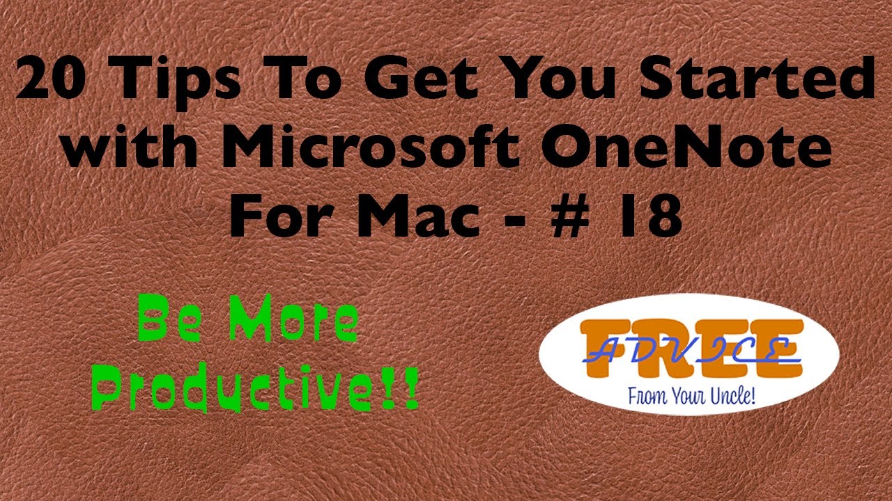 20 Tips To Get You Started with Microsoft OneNote For Mac - # 18 - Creating A Section in a Notebook
