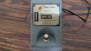 VINTAGE Nuclear-Chicago T-101 Instrument chemical corporation Minutes Hundredths FOR SALE ON EBAY