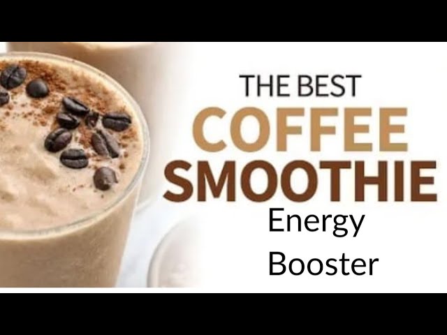 How To Make Coffee Banana Smoothie Recipe/ Coffee energy booster/ Tasty coffee smoothie. #coffee class=