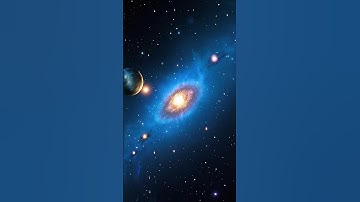 Dwarf Galaxy And Surrounding Planets In Deep Outer Space In Action #spaceart #space #spacescene