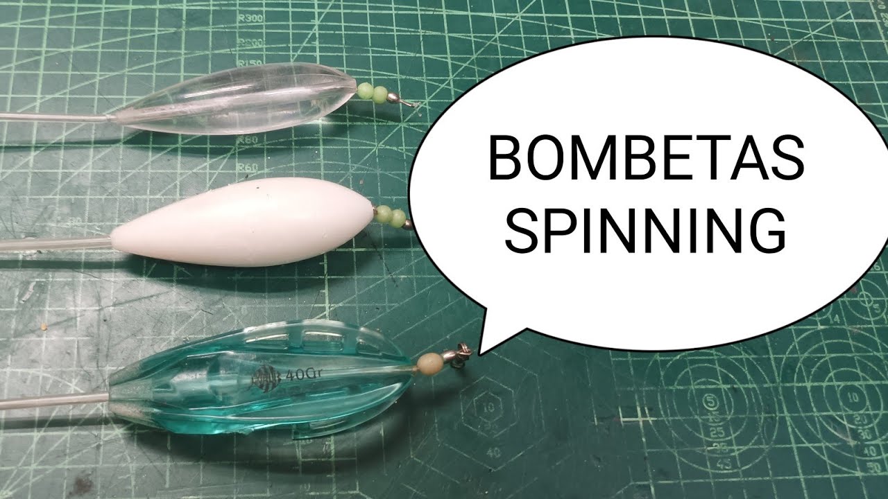 MONTAJE DE BOYAS O BOMBETAS PARA LA PESCA DE SPINNING