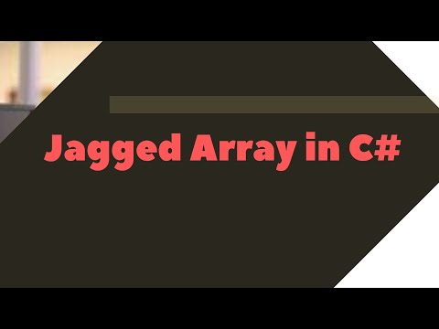 03-Jagged Array in C#