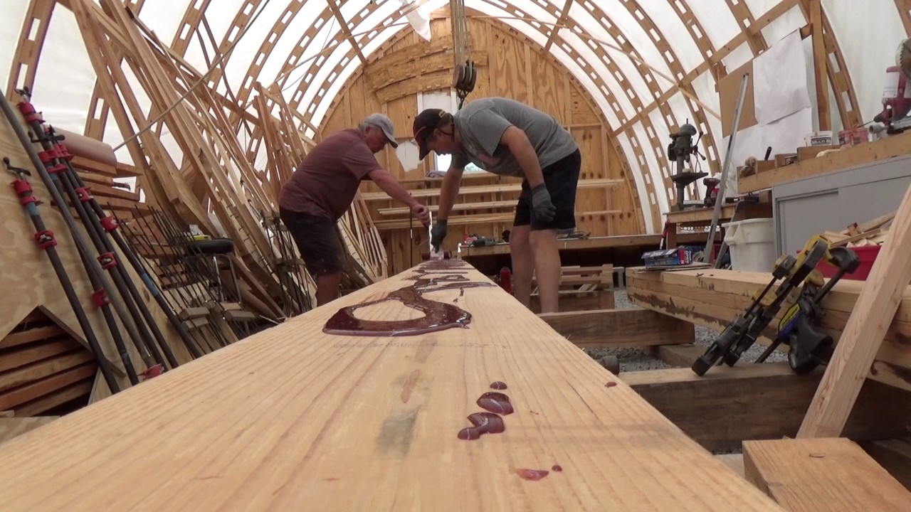 Wooden boat keel: Sea Dreamer Project, EP14 - YouTube