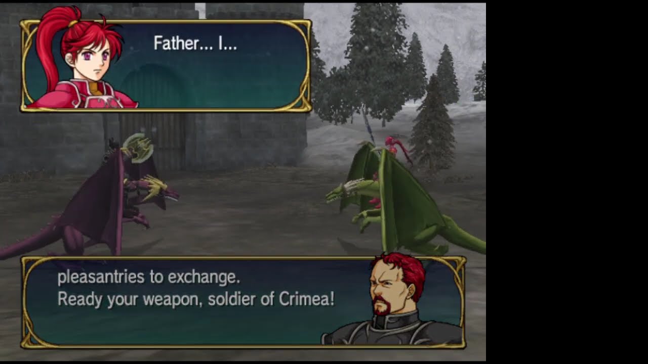 Jill vs Shiharam Fire Emblem Path of Radiance