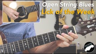 Advanced Guitar Skills Made Easy! | Open String Blues Guitar Lick Lesson