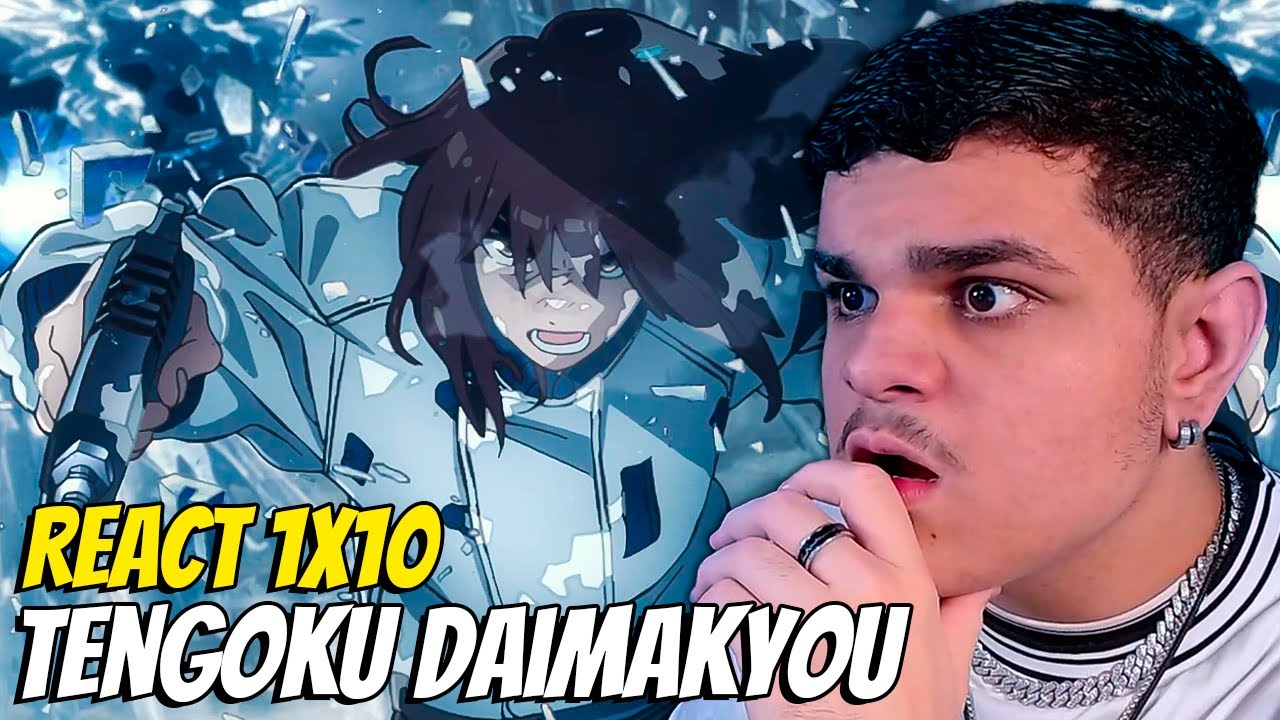 MELHOR DA ANIME DA TEMPORADA!, TENGOKU DAIMAKYOU EPISÓDIO 10 REACT