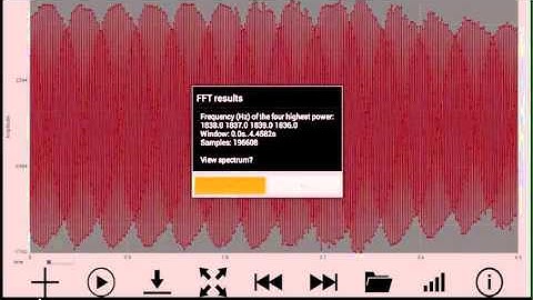 Mobile Science - AudioSpectrum - Doppler Shift of Moving Sound Source