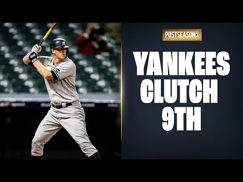 Yankees come back from down 1 in 9th to take lead and beat Indians! DJ LeMahieu CLUTCH