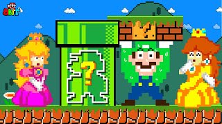 Super Mario Bros. but what if Mario Stucks in INVISIBLE Pipe? | Game Animation