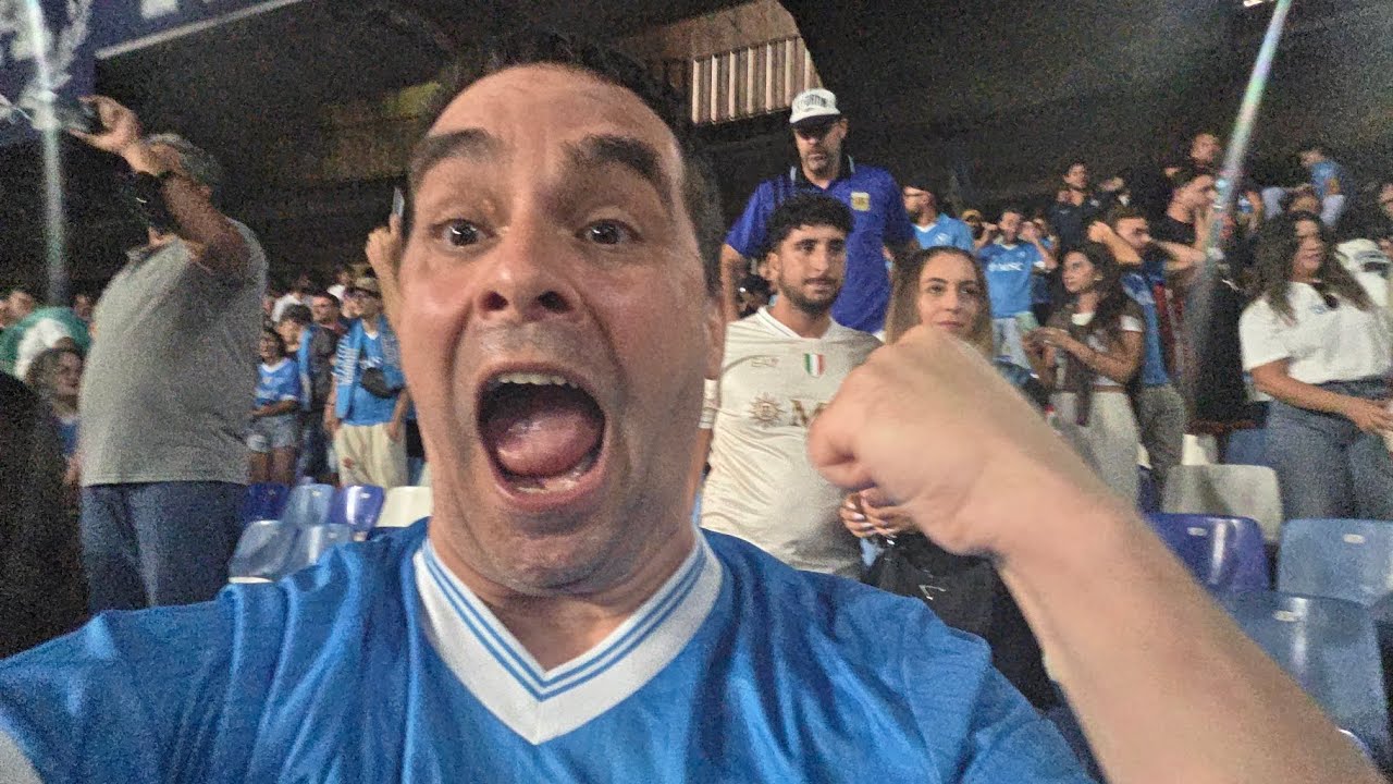 NAPOLI-CAGLIARI 1-0 ANGUISSA! LIVE CAPITAN NAPOLI MARADONA  STADIUM