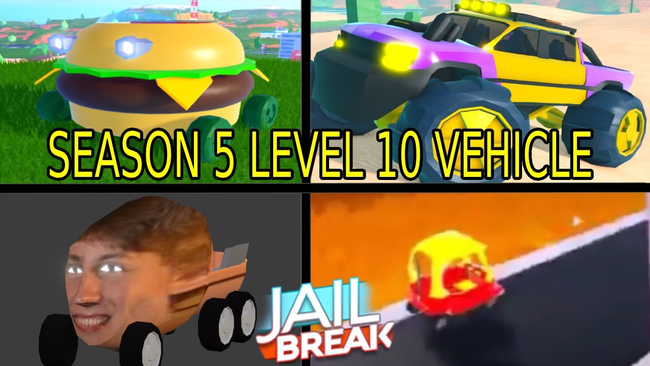 Jailbreak - 🎉 Hey everybody! Here are the #Jailbreak Season 3 rewards! 🎉  🔥 LVL05: Nitro + 10,000 cash! 🔥 LVL10: Season 3 Tires, color coded! 🔥  LVL20: New Wheels for both