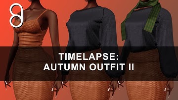 Timelapse: Autumn Outfit II (Blender, Marvelous Designer, Substance Painter, IMVU)