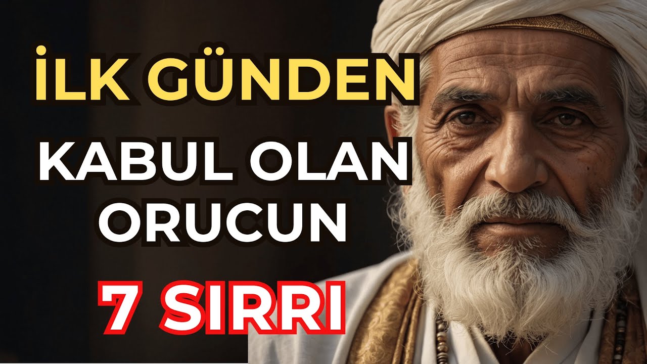 Ramazana Böyle Hazırlan! | İlk Günden Kabul Olan Orucun 7 Sırrı