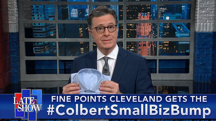 Fine Points Cleveland Gets The #ColbertSmallBiz......