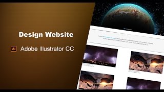 How to design Website in Adobe Illustrator
