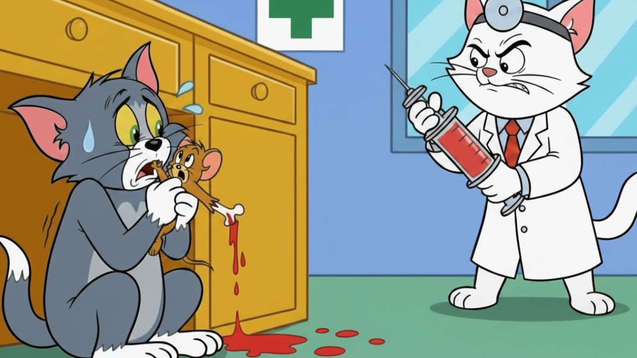 توم وجيري مريضان!!… ماذا حدث لتوم؟ |😱 Tom and Jerry Are Sick!!… What Happened to Tom?