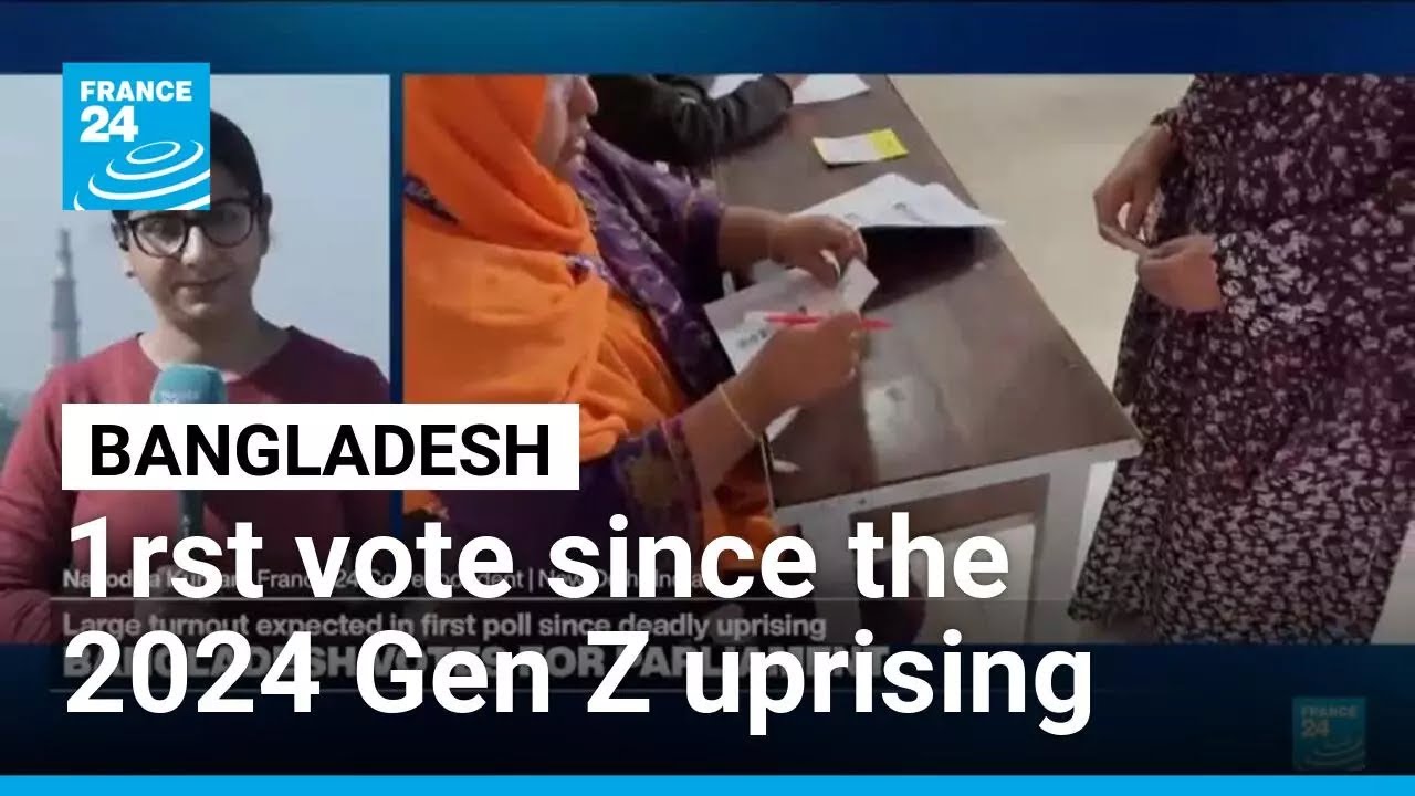 Bangladesh votes in its first election since the 2024 Gen Z uprising that ousted Hasina