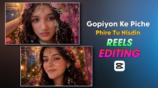 How to Make Viral Instagram Radha Rani Videos | Gopiyon Ke Piche Song CapCut Template | Video Edit screenshot 5