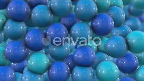 Blue Bubbles Transitions | Motion Graphics - Envato elements