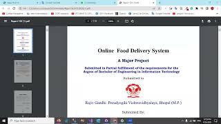 How to Create a Minor/Major Project Report PDF | Step-by-Step Guide