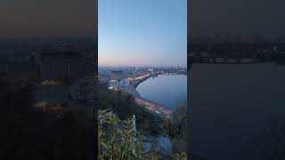 Observation area.  Arch of Freedom of the Ukrainian People
