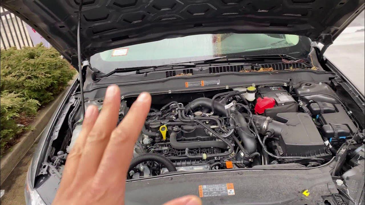 Ford Fusion Air filter and air intake location YouTube
