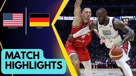 USA vs GERMANY | USAB SHOWCASE | GAME HIGHLIGHTS | July 22, 2024