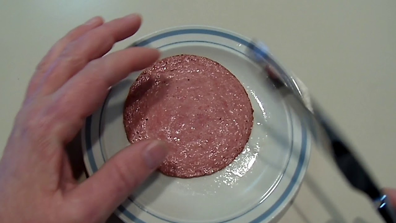 Pork roll sausage (dollar tree food review) YouTube