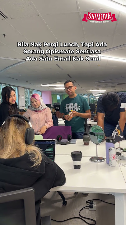 Time semua dah lapar nak lunch, masa tu jugaklah dia tiba-tiba lagi busy daripada Menteri! #shorts