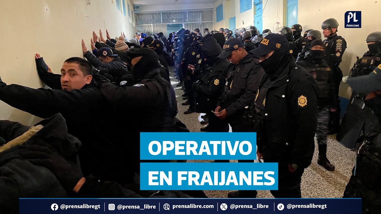 Fuerzas especiales ingresan a Fraijanes II para retomar el control y realizar requisa