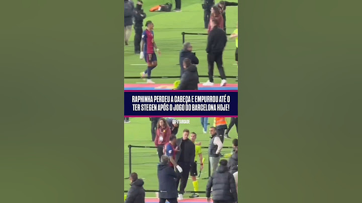 RAPHINHA PERDEU A CABEÇA E EMPURROU ATÉ O TER STEGEN APÓS O JOGO DO BARCELONA HOJE! #shorts #futebol