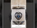 Silver Angel Wing Music Box Locket