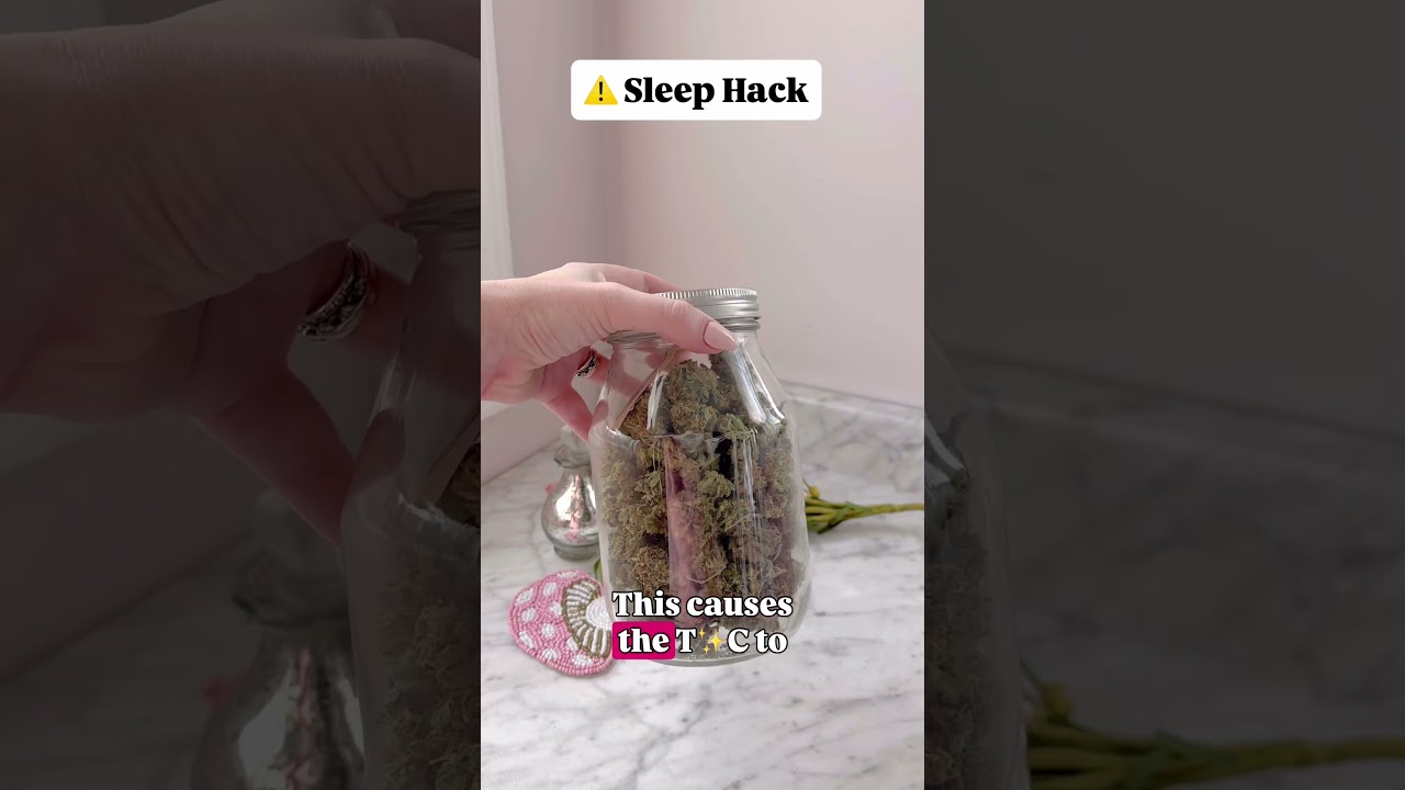 Sleep hack: You can make CBN at home by decarbing your flower for 180 minutes (instead of 40).