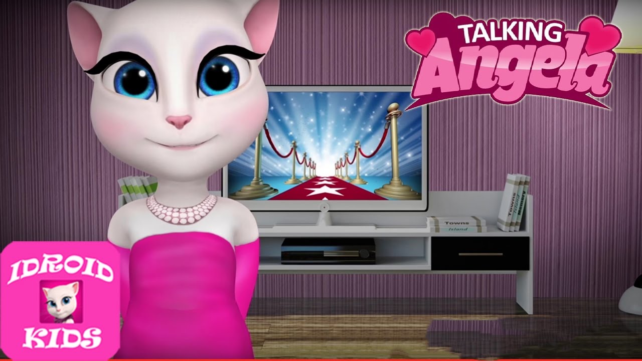 Скачай игру анжелу новую. Talking Angela. Talking Angela игра. Анджела Талкинг КИД.