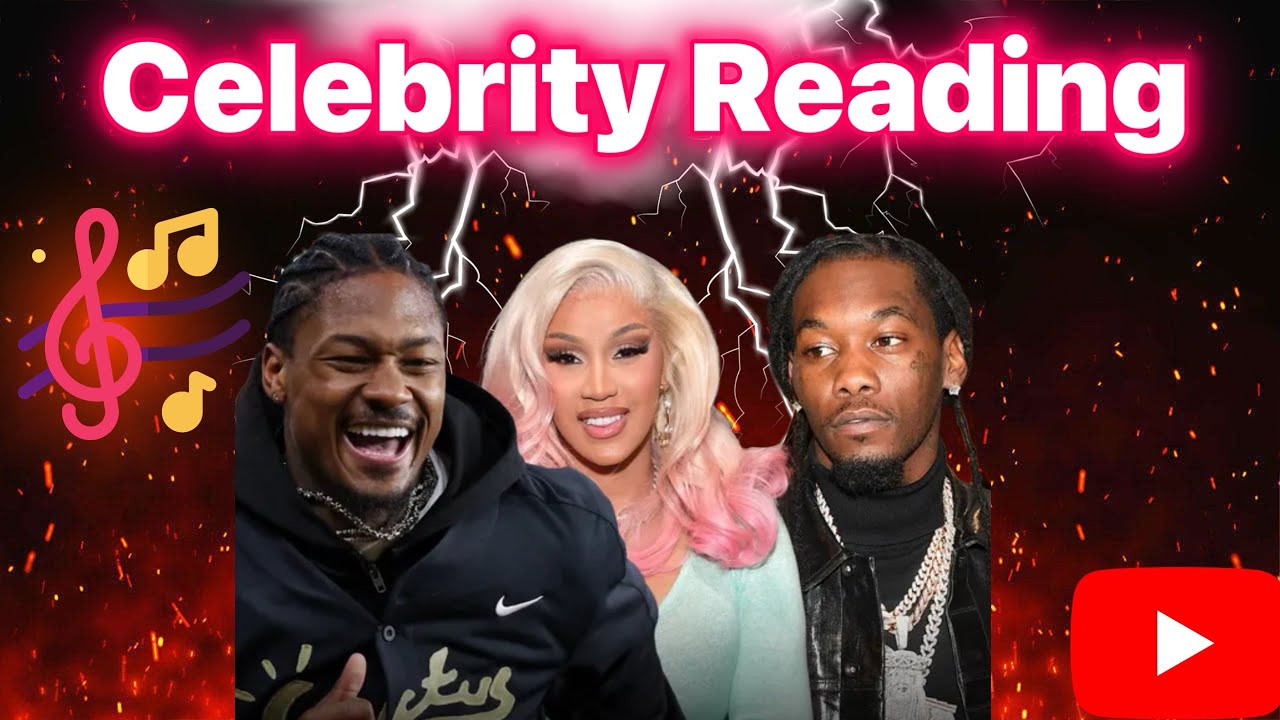 Cardi B, Stefon Diggs and offset reading #cardib #offset #stefondiggs #football #nfl #predictions 