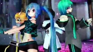 MMD Elektrika TDA Miku, Len, Mikuo, VY2