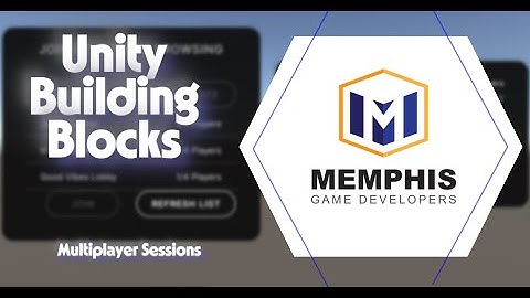 Unity Building Blocks: Multiplayer Sessions