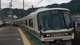 JR西日本 221系 F03編成 湖西線 B普通 近江舞子行き 唐崎駅 20240512