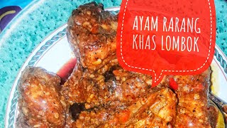 RESEP AYAM RARANG KHAS LOMBOK